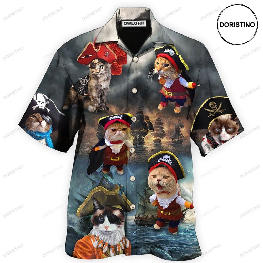 Pirate Cat So Cute Hawaiian Shirt