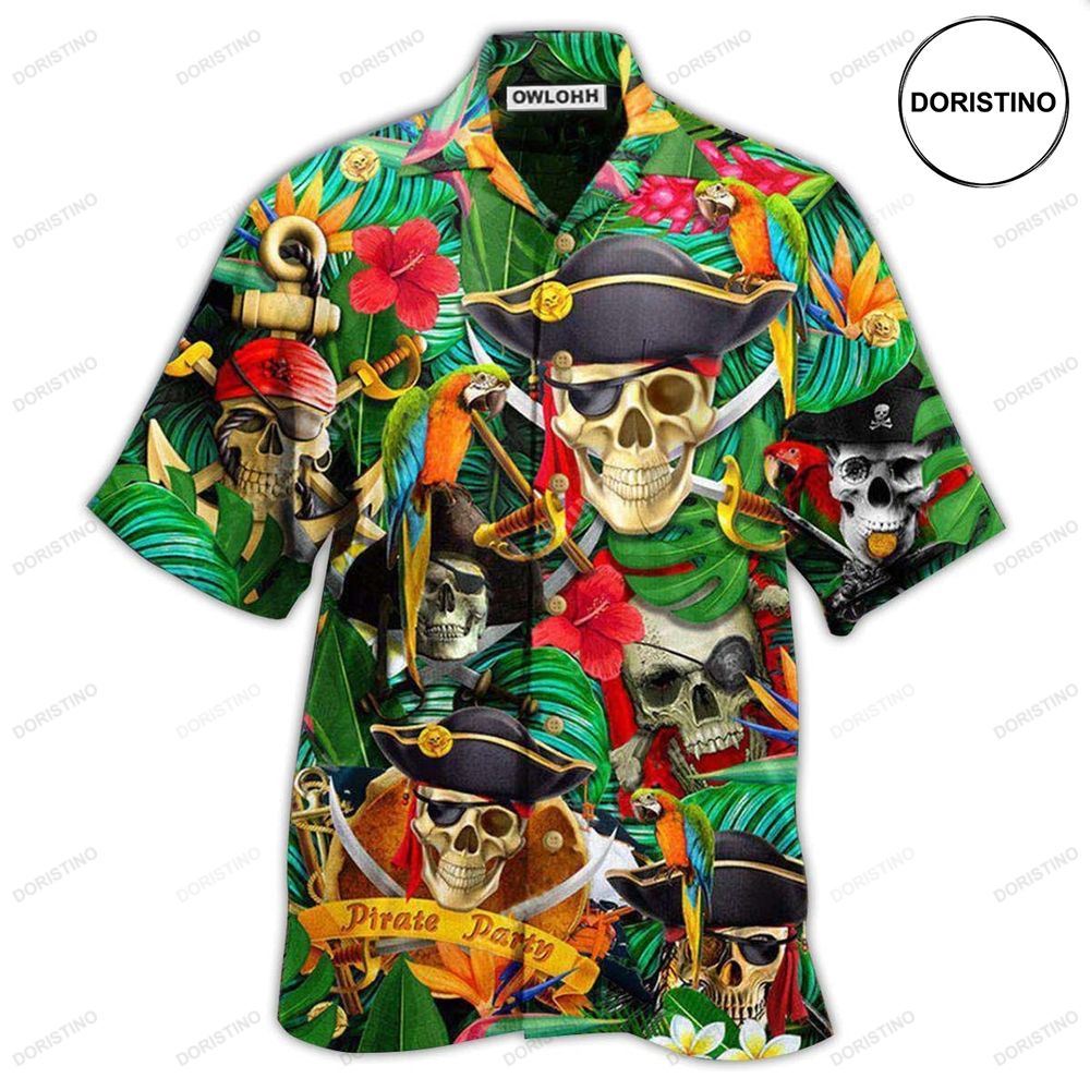 Pirate Skull Pirates Make Ledgends Awesome Hawaiian Shirt