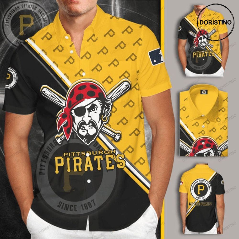 Pittsburgh Pirates Short Sleeve Hgi126 Awesome Hawaiian Shirt