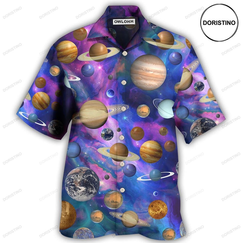 Planet Solar System Galaxy Limited Edition Hawaiian Shirt