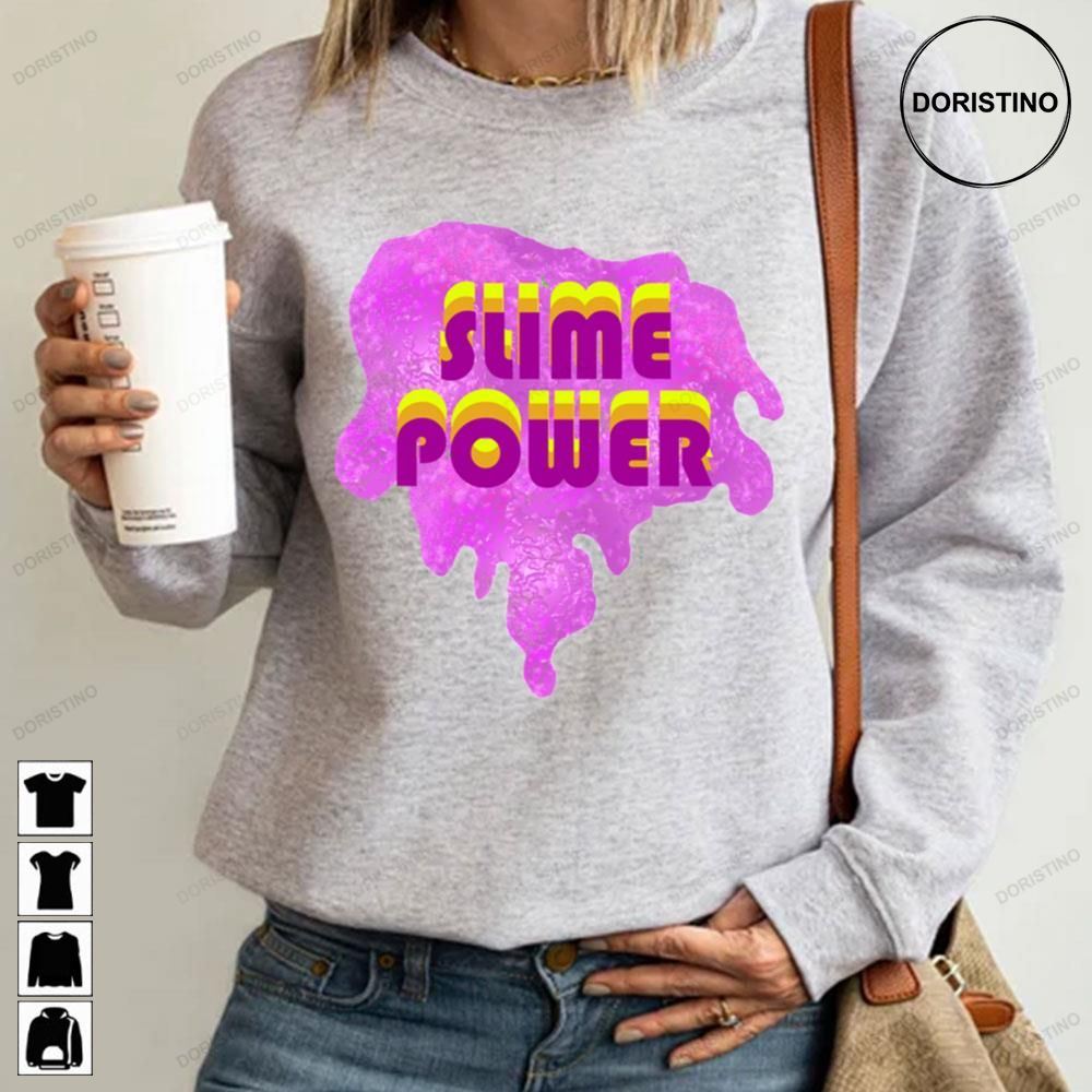 Slime Power Funny Logo Colorful Art Anime Limited Edition T-shirts
