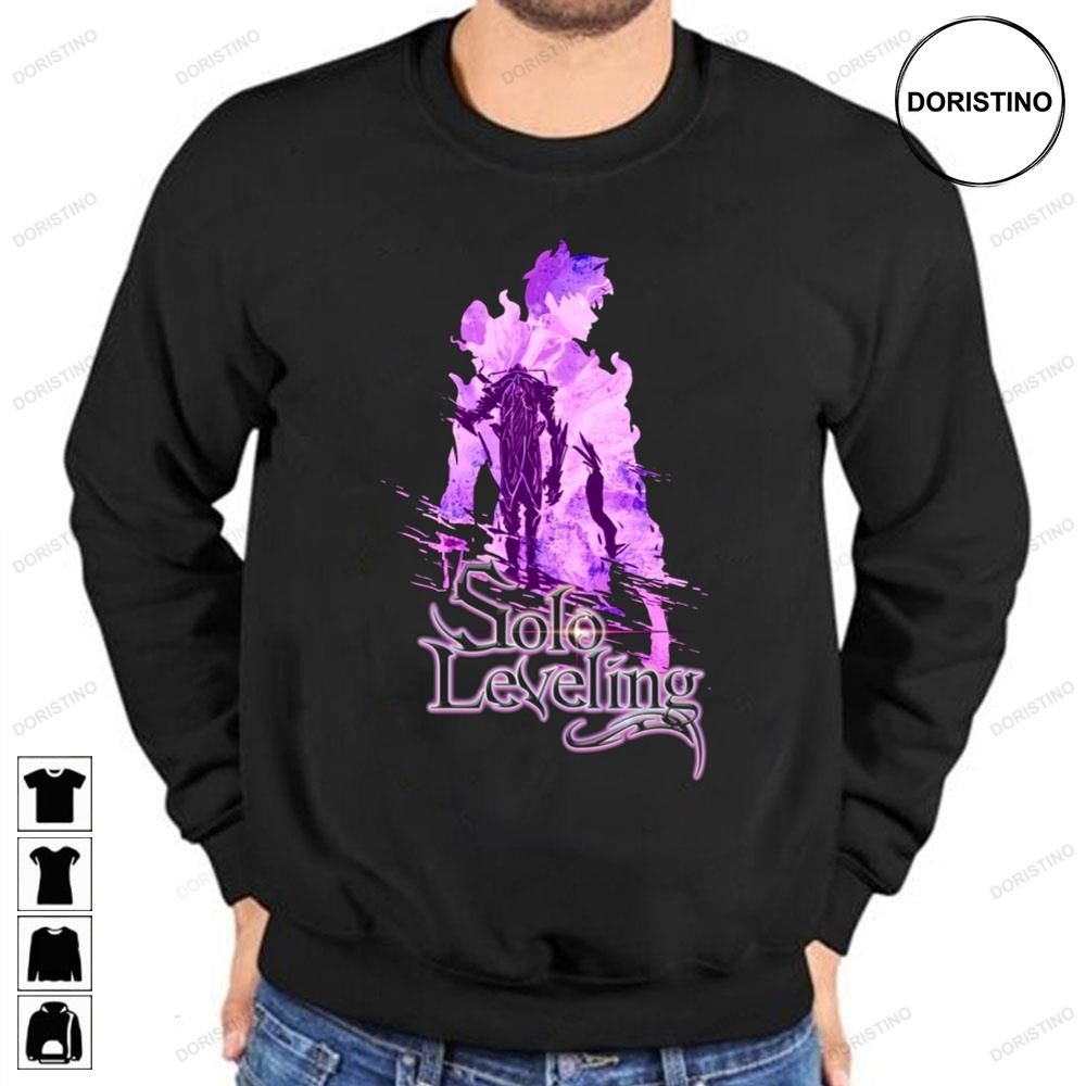 Solo Leveling Anime Purple Art Limited Edition T-shirts