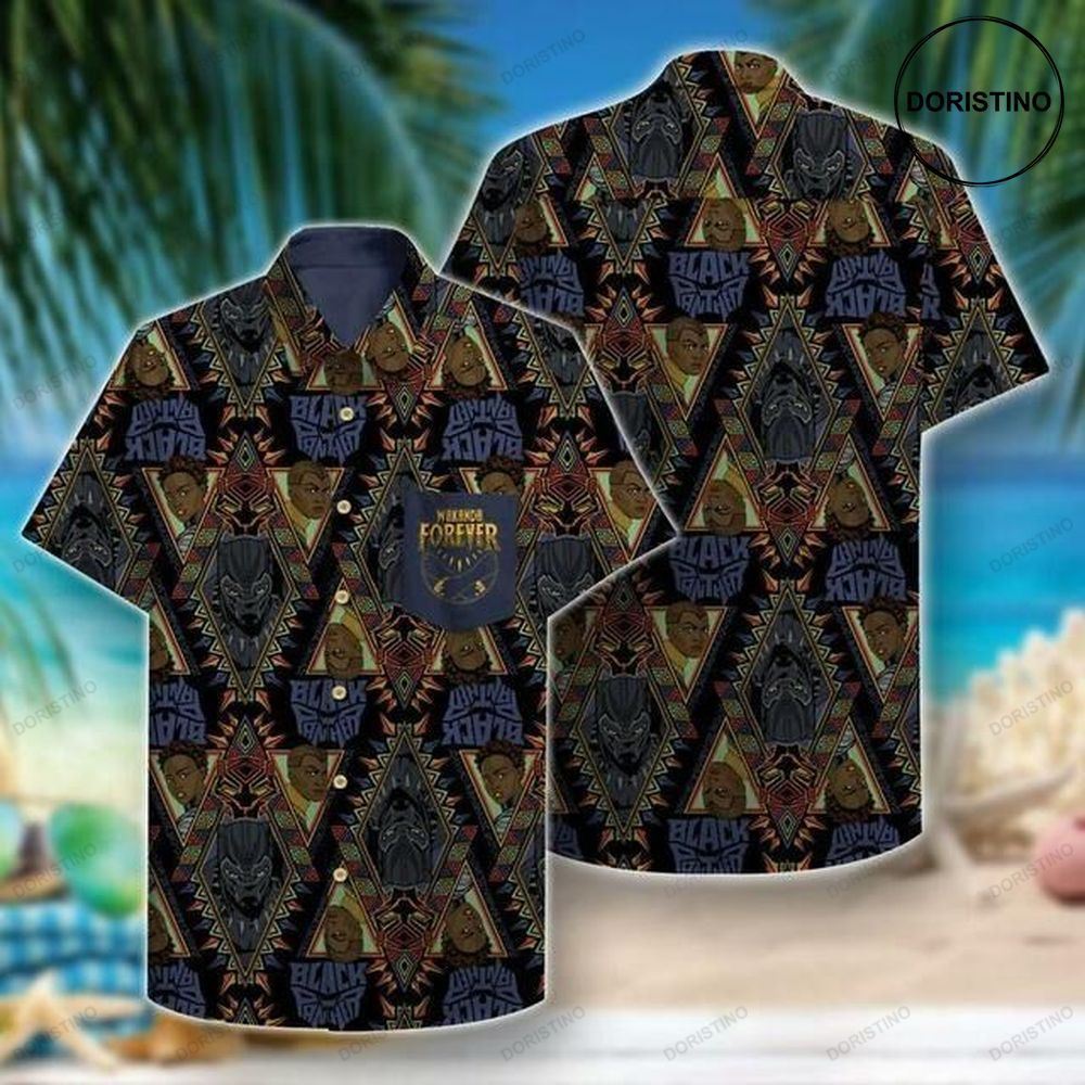 Black Panther Marvel Awesome Hawaiian Shirt