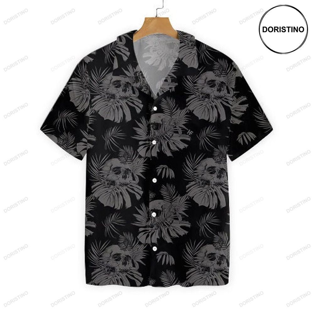 Black Skull Vintage Aloha Limited Edition Hawaiian Shirt