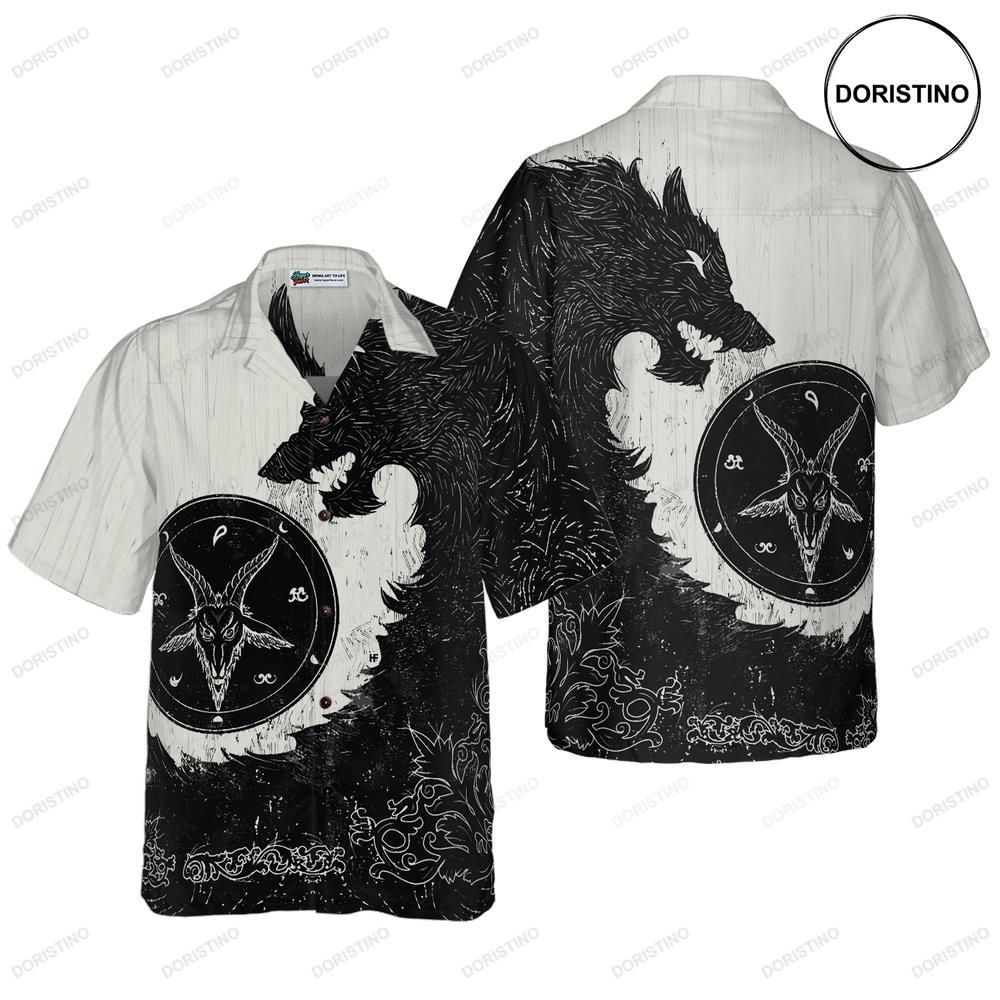 Black Wolf For Men Limited Edition Hawaiian Shirt