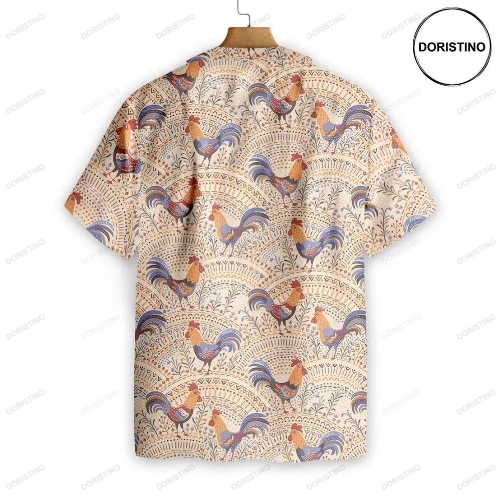 Boho Chicken Pattern Limited Edition Hawaiian Shirt