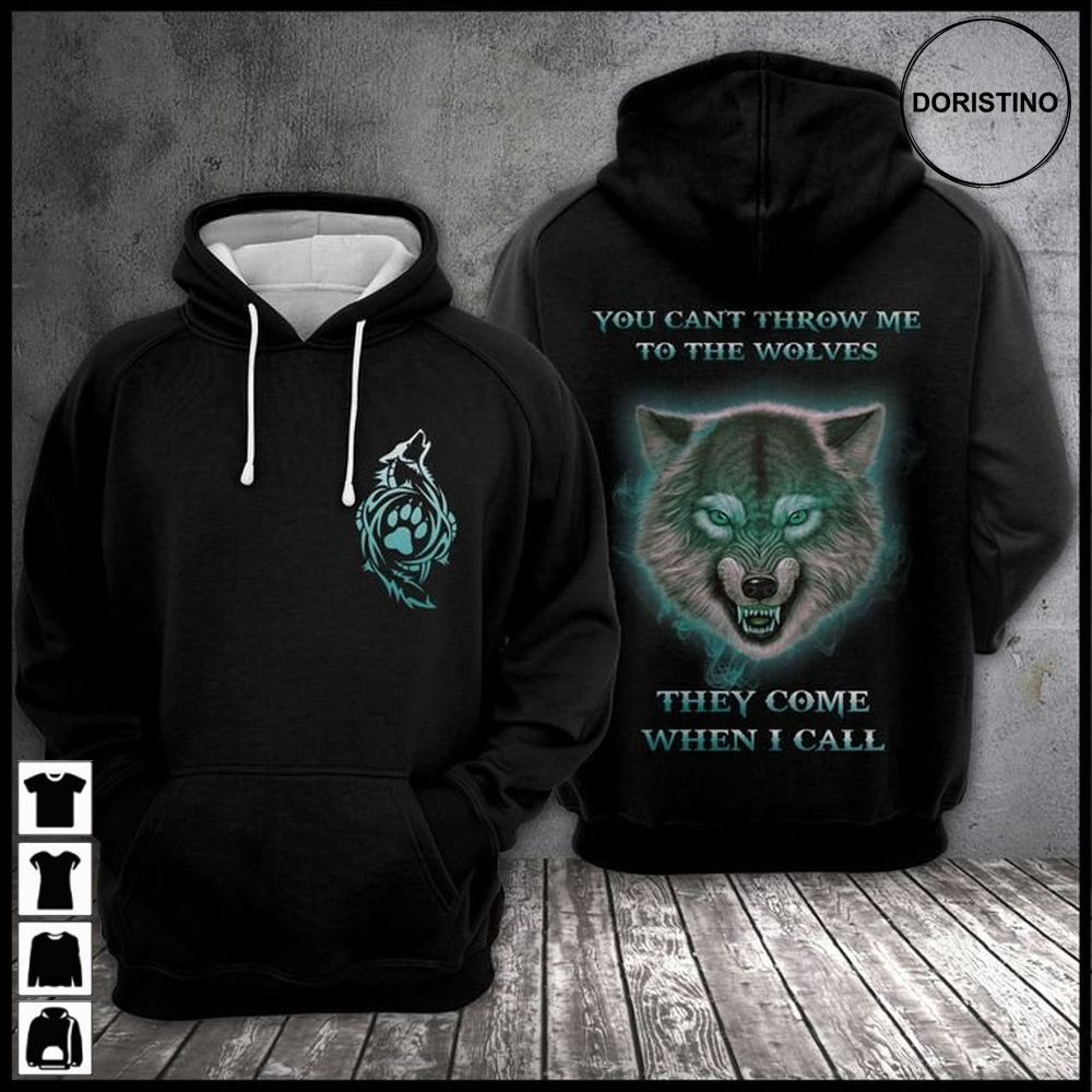 Wolves Come Awesome 3D Hoodie