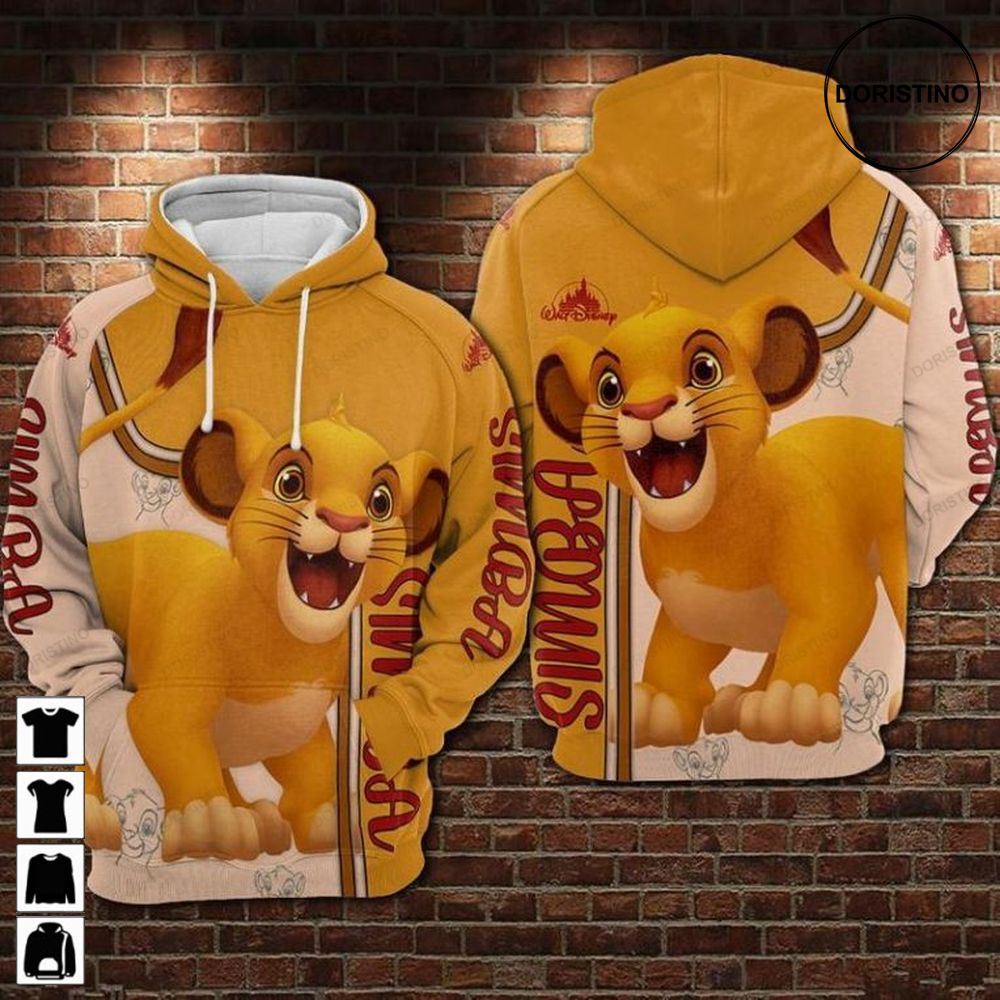 Young Simba The Lion King Limited Edition 3d Hoodie