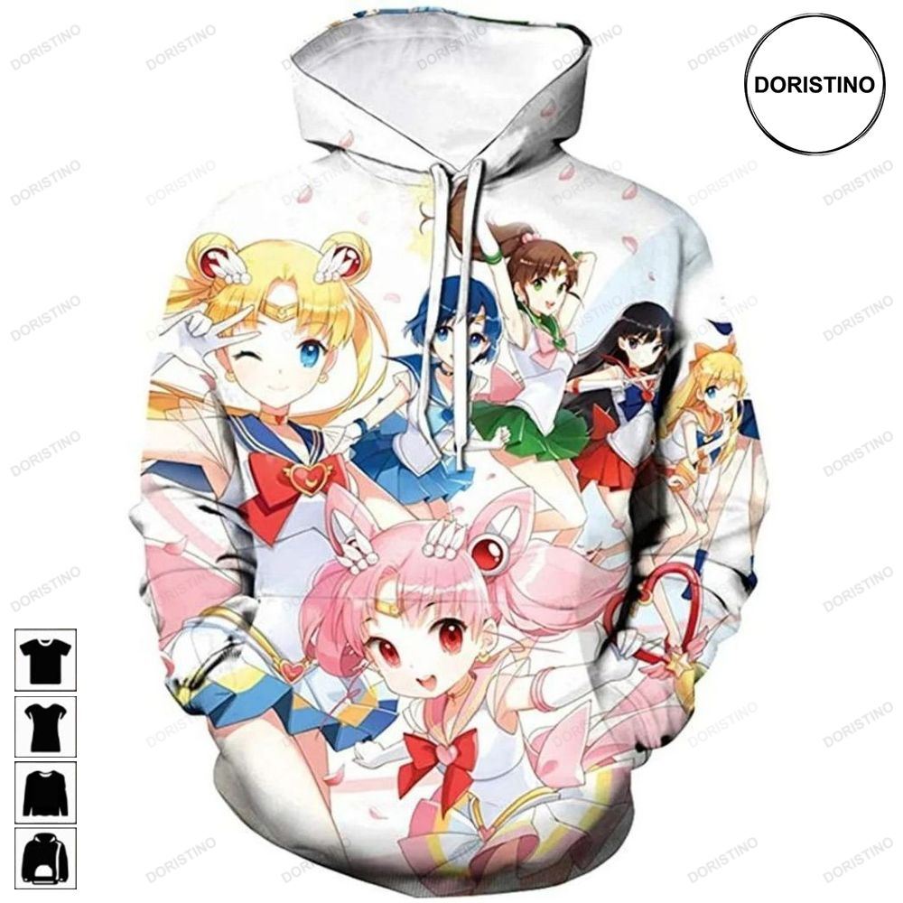Yunhine Sailor Moon Lovers 1 All Over Print Hoodie
