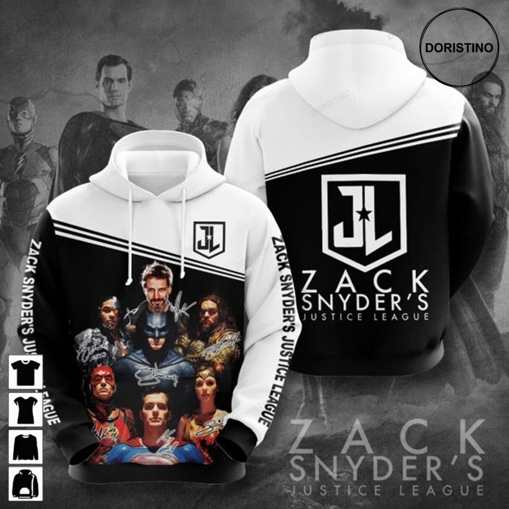 Zack Snyders Justice League Design Gift For Fan Custom Ed Limited Edition 3d Hoodie