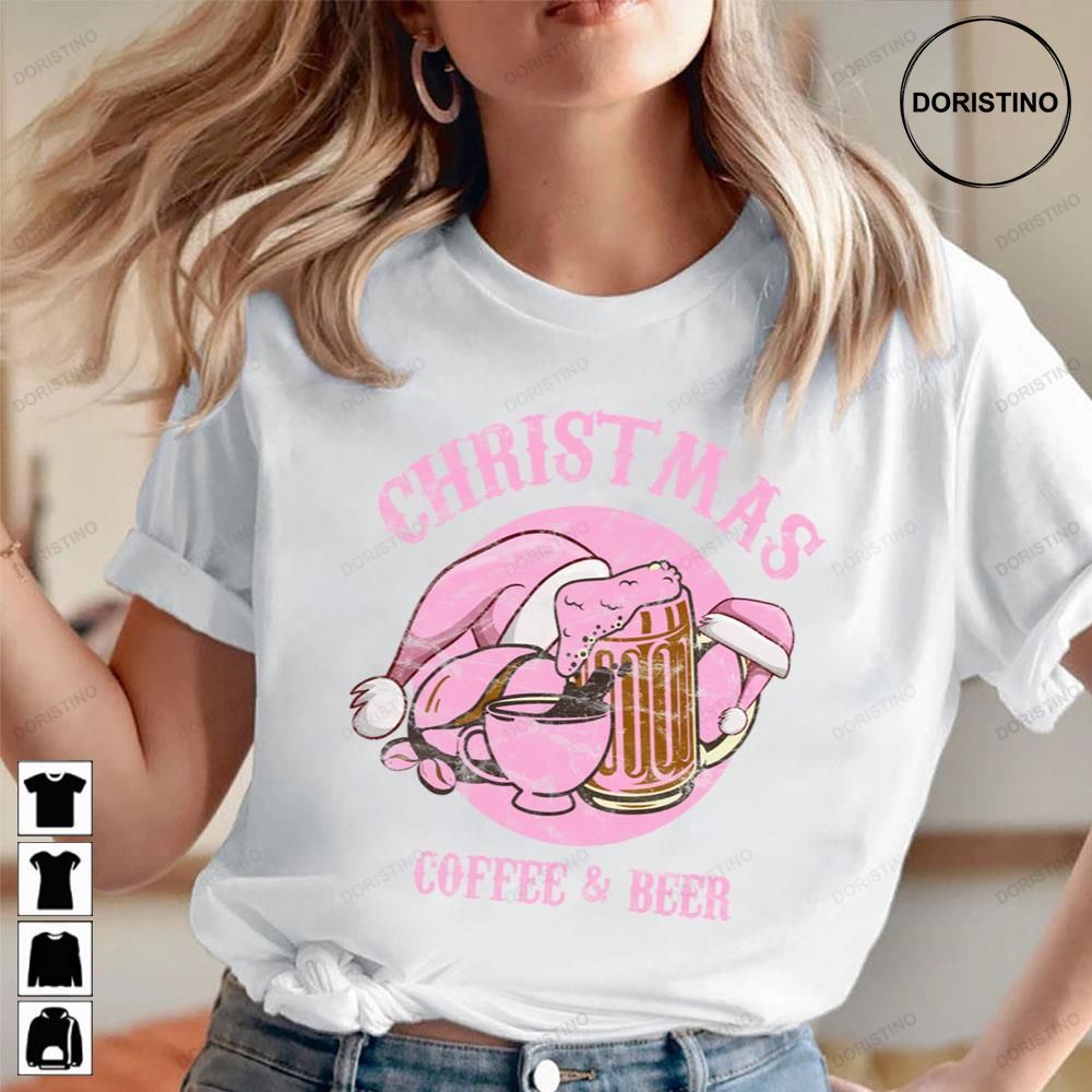 Pink Funny Retro Vintage Pink Santa Claus Pink Christmas Limited Edition T-shirts