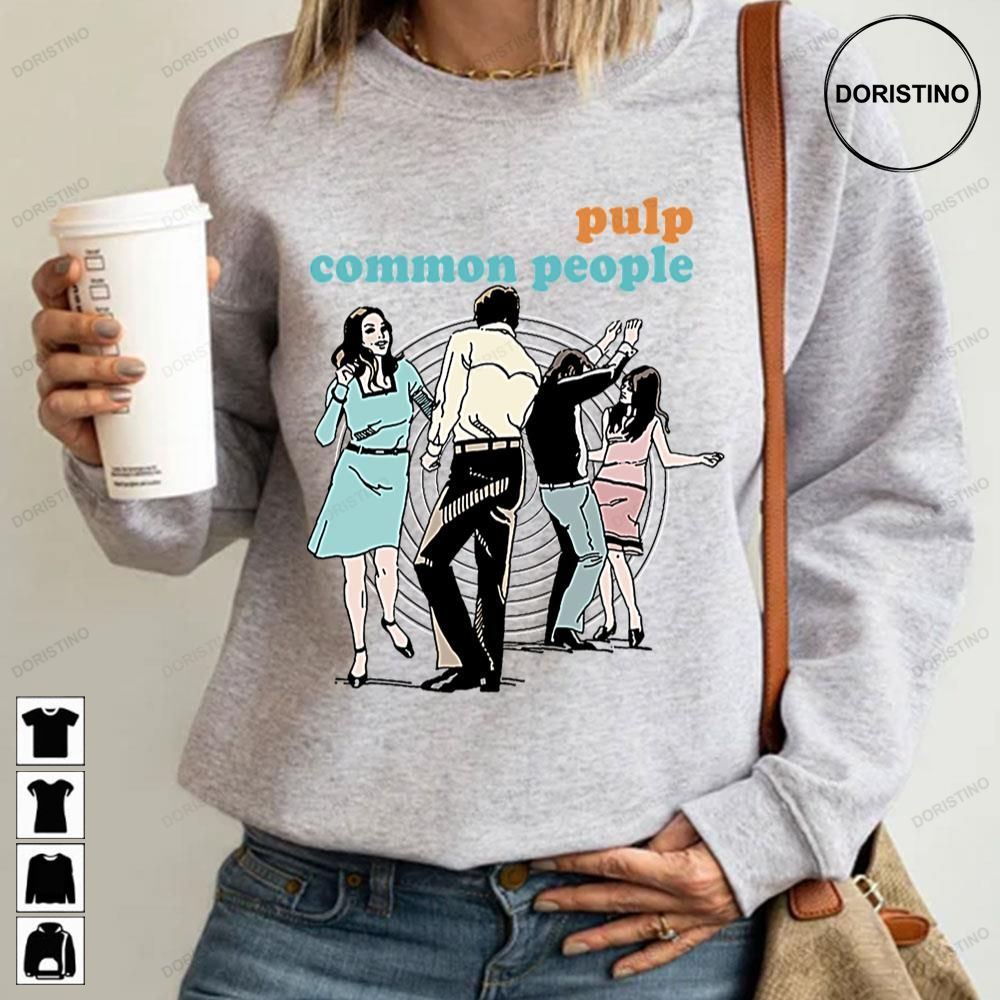 Pulp Common People Retro 90s Fan Design Limited Edition T-shirts