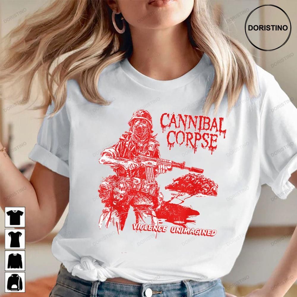 Red Art Cannibal Corpse Death Metal Violence Unimagined Trending Style