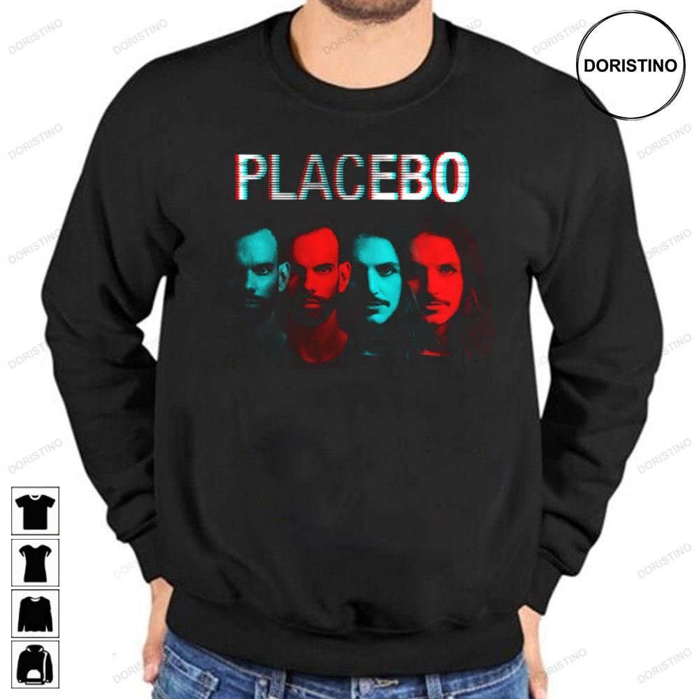 Retro Greatest Of Official Placebo Rock Funny Face Awesome Shirts