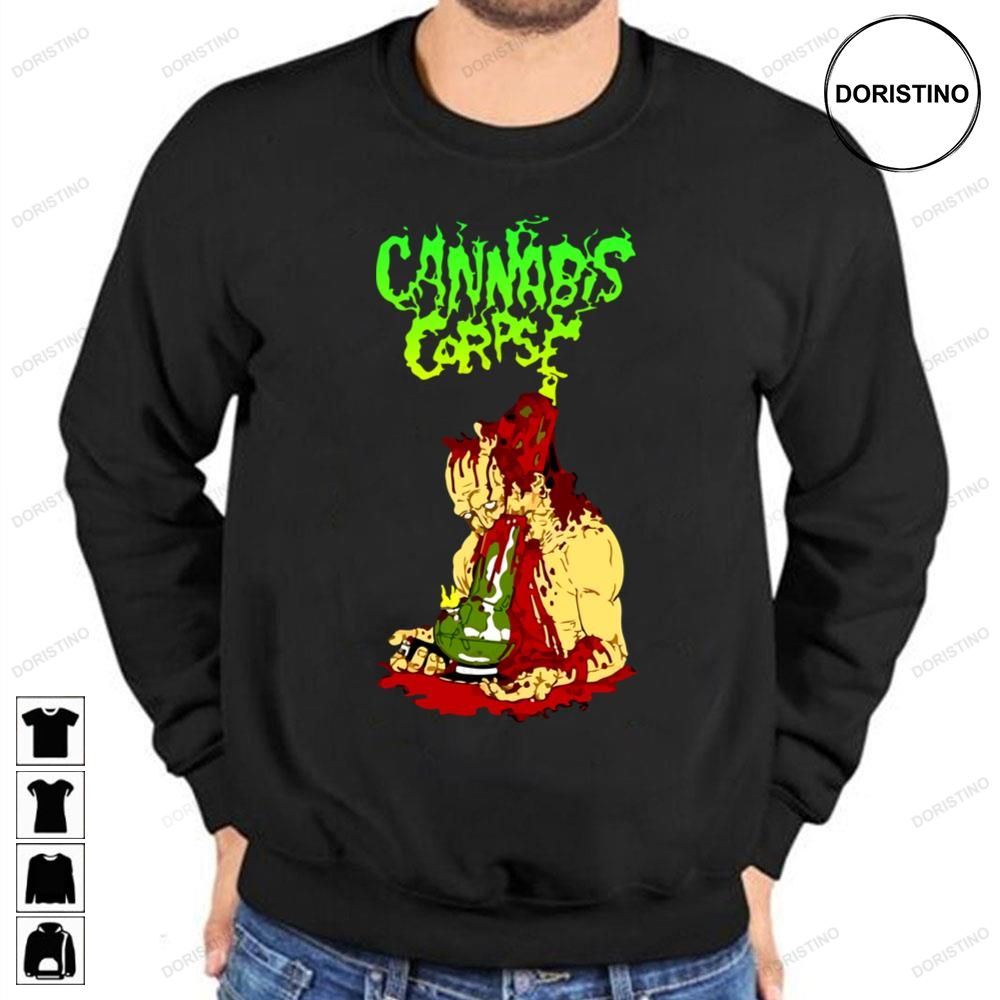 Scary Cannabis Corpse Merch Awesome Shirts