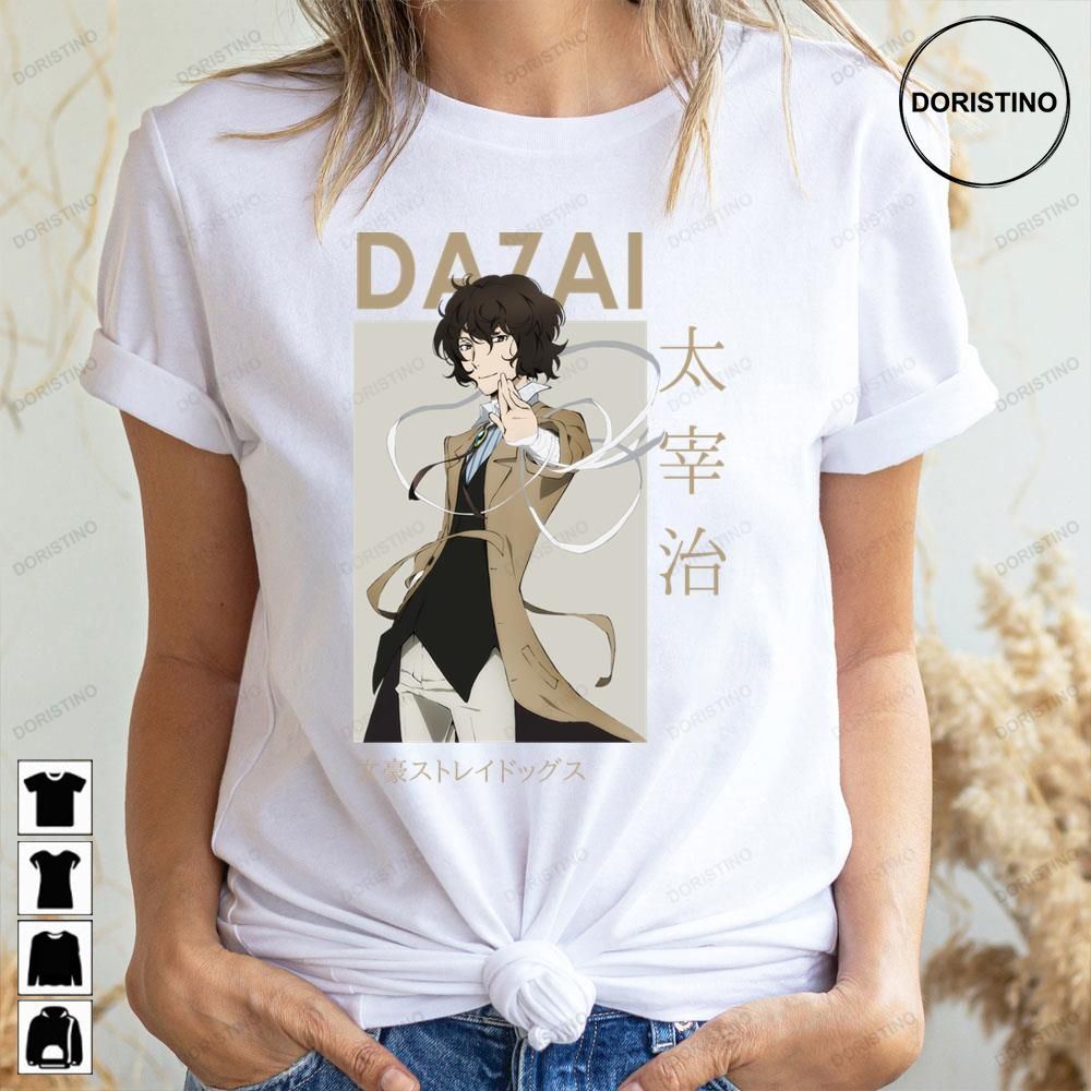 Osamu Dazai Anime Bungou Stray Dogs Doristino Awesome Shirts
