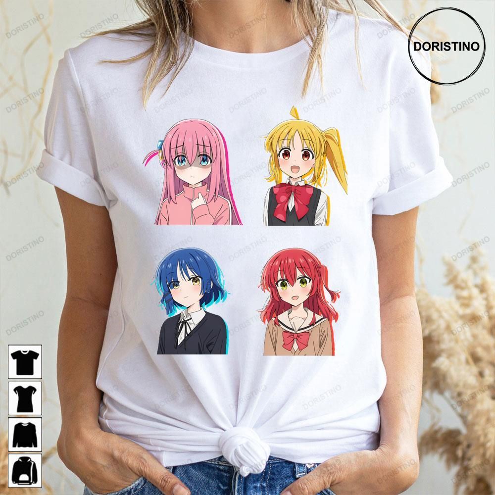 Anime BOCCHI THE ROCK! hitori bocchi T-shirt Summer women