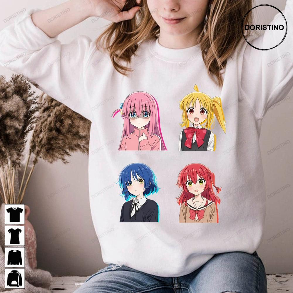 Anime BOCCHI THE ROCK! hitori bocchi T-shirt Summer women