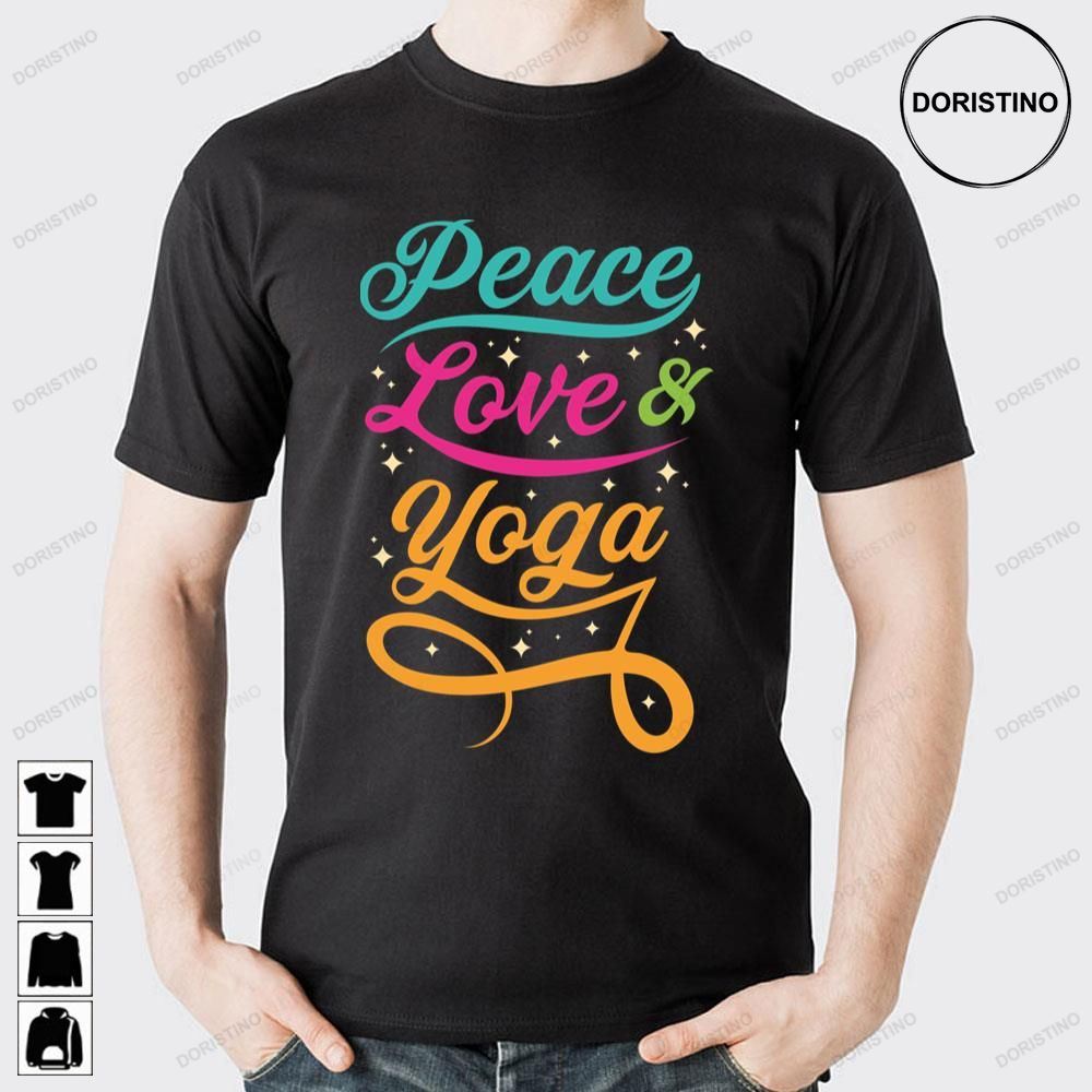 Peace Love Yoga Doristino Trending Style