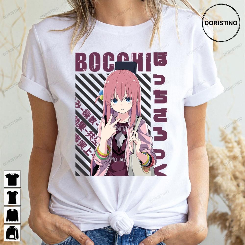 Purple Hitori Gotoh Bocchi The Rock Doristino Awesome Shirts