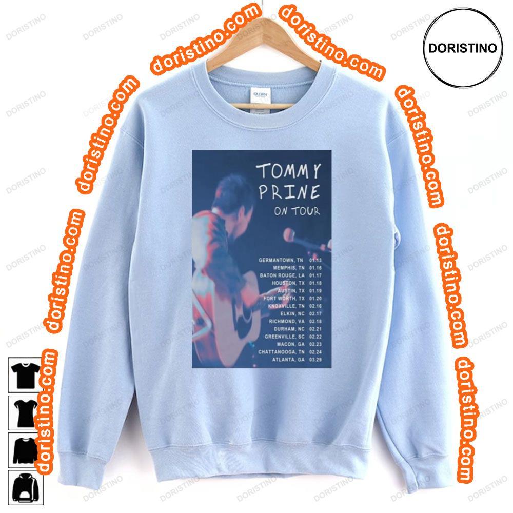 Tommy Prine 2024 Tour Sweatshirt Long Sleeve Hoodie