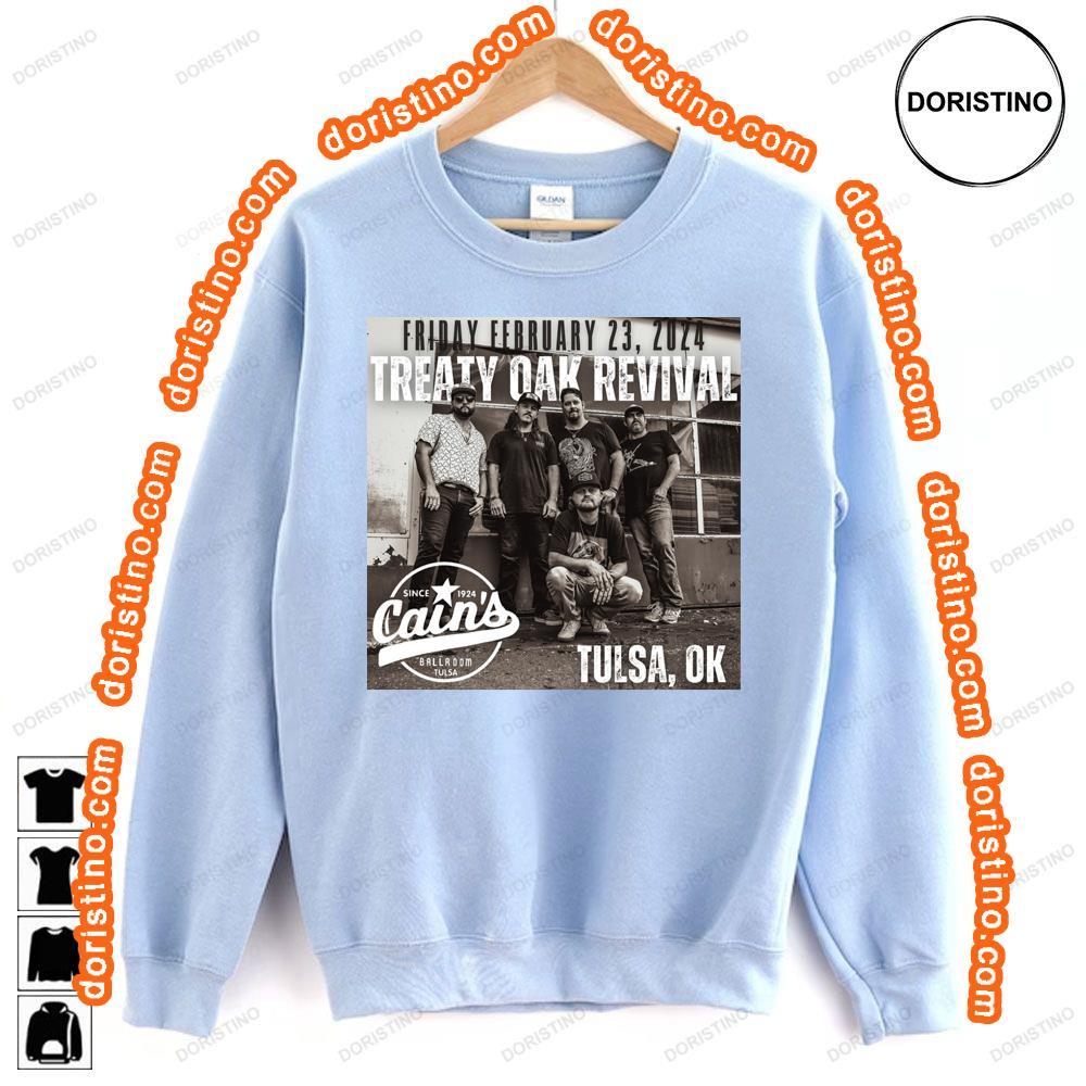 Treaty Oak Revival Feb 23 2024 Tour Hoodie Tshirt Sweatshirt