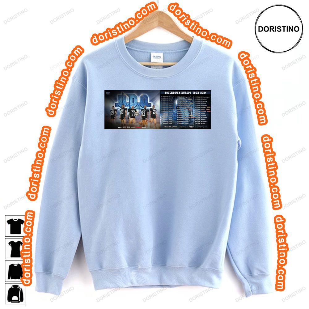 Udo Touchdown Europe Tour 2024 Sweatshirt Long Sleeve Hoodie