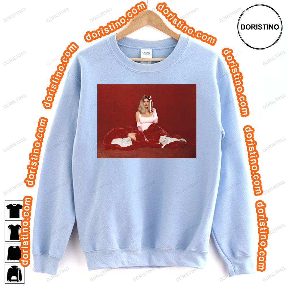 Valentine 2024 Of Skims Lana Del Rey And Cat Hoodie Tshirt Sweatshirt