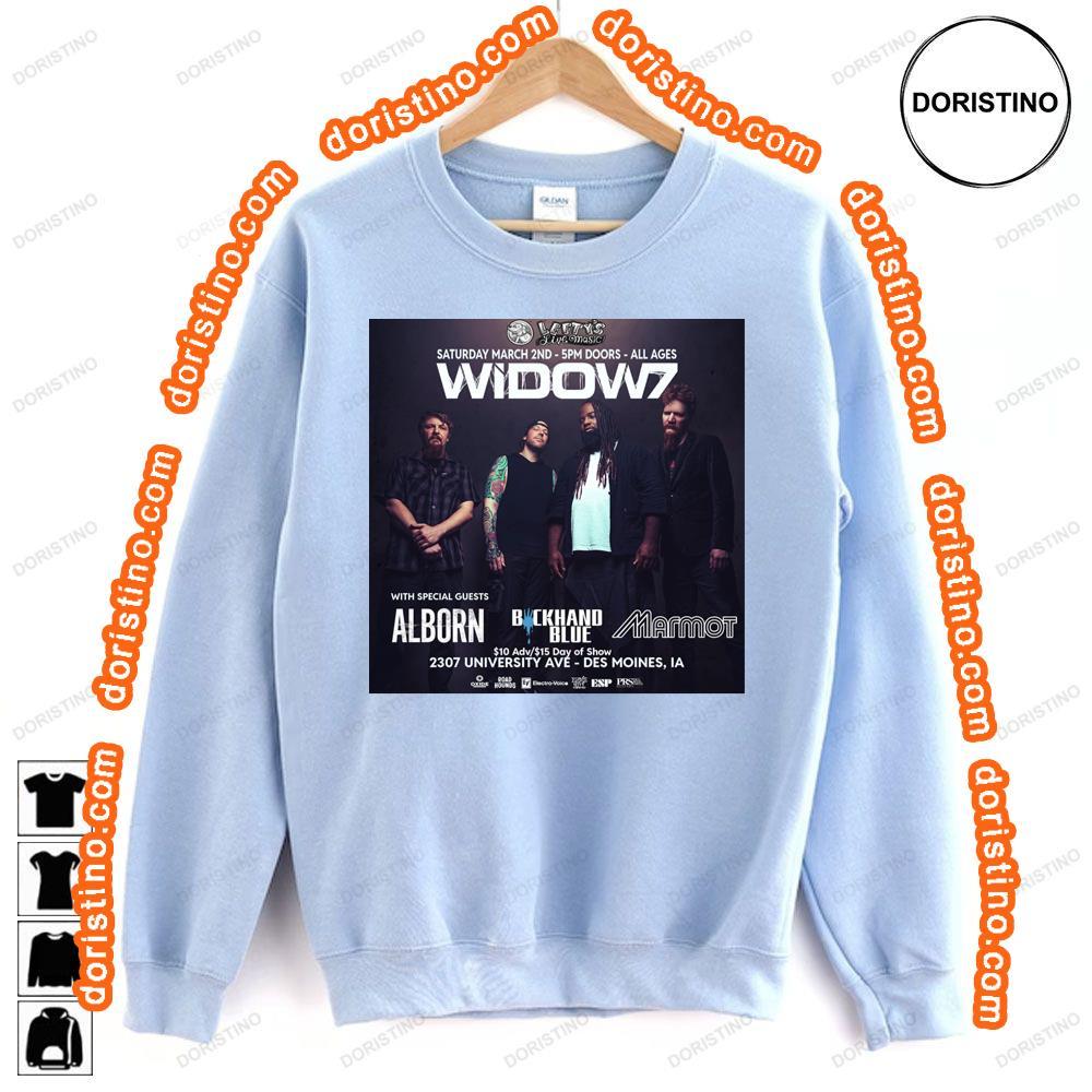 Widow7 With Alborn Backhand Blue Marot Sweatshirt Long Sleeve Hoodie