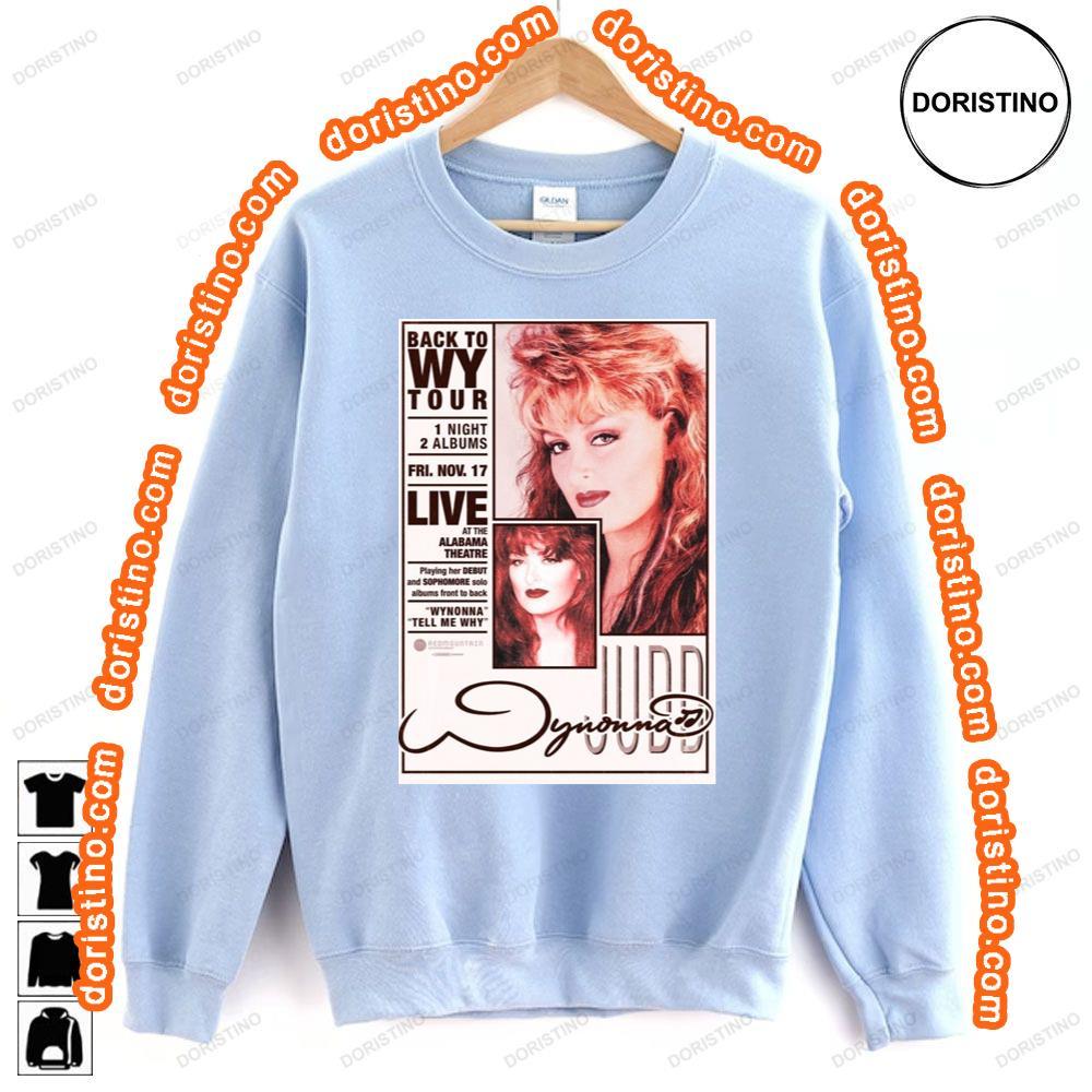 Wynonna Judd Tour 2024 Date Sweatshirt Long Sleeve Hoodie