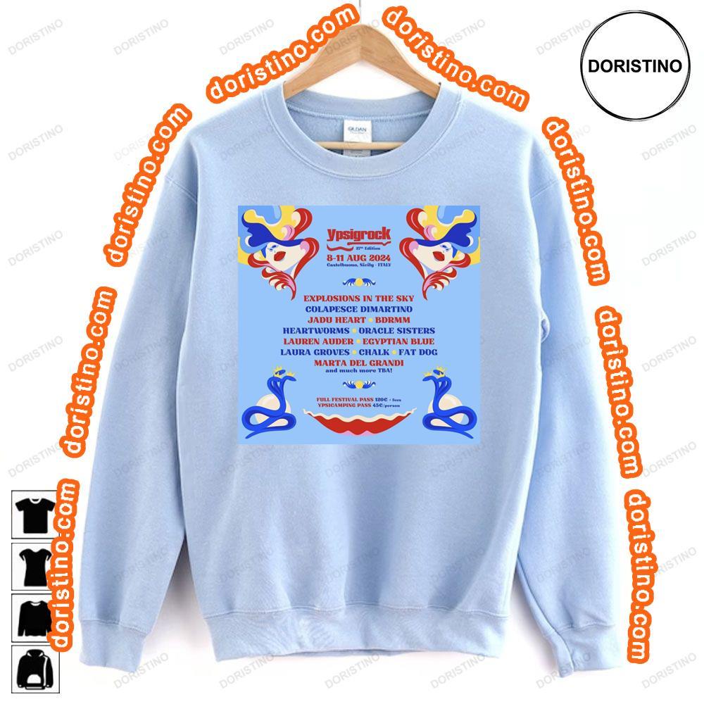 Ypsigrock Festival Bdrmm Wxplosions In The Sky 2024 Hoodie Tshirt Sweatshirt