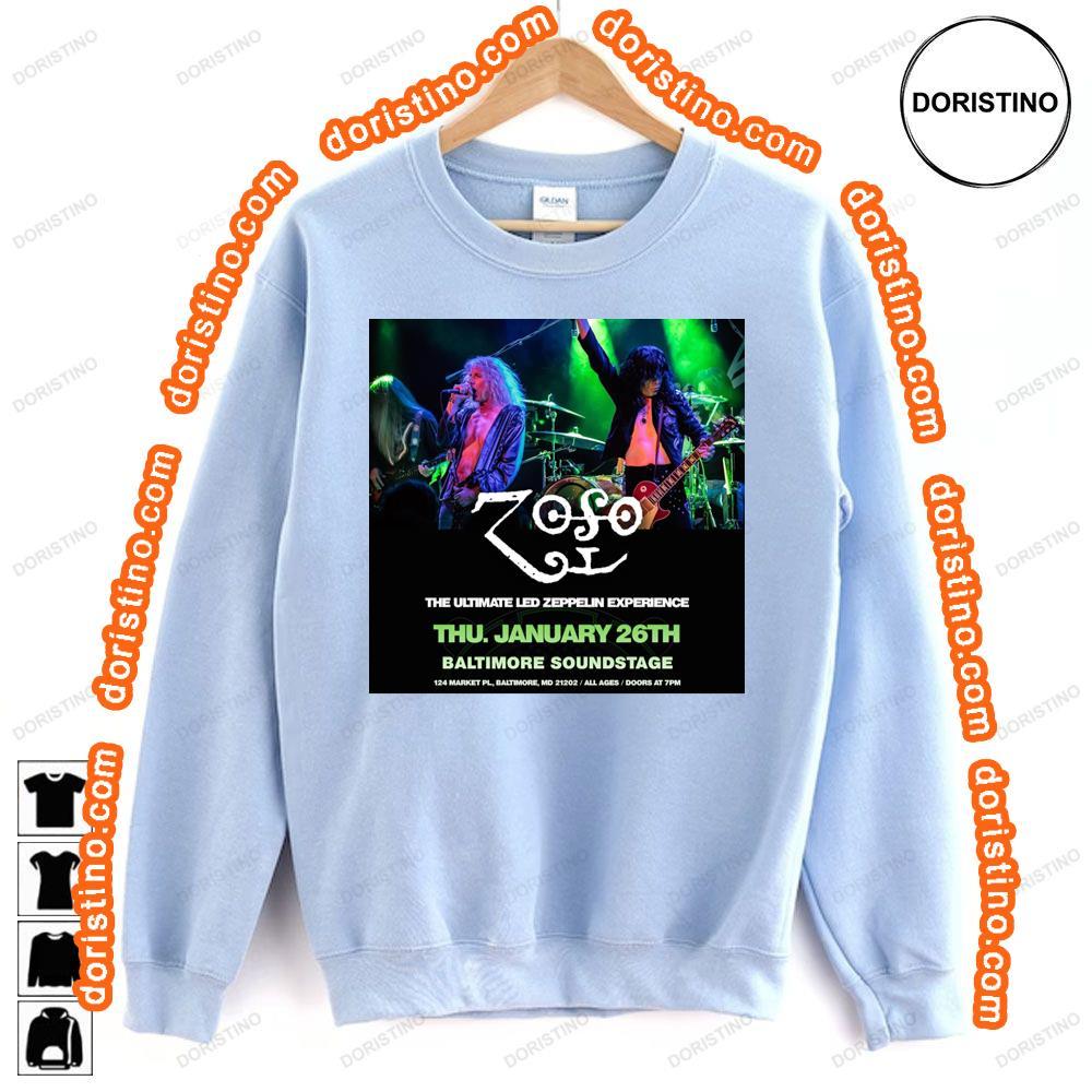 Zoso A Tribute To Led Zeppelin Baltimore Soundstage Tshirt Sweatshirt Hoodie
