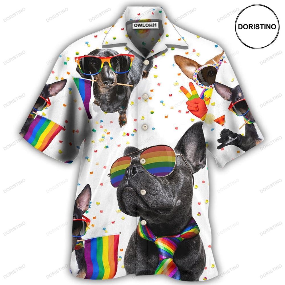 Lgbt Pride French Bulldog Limited Edition Hawaiian Shirt