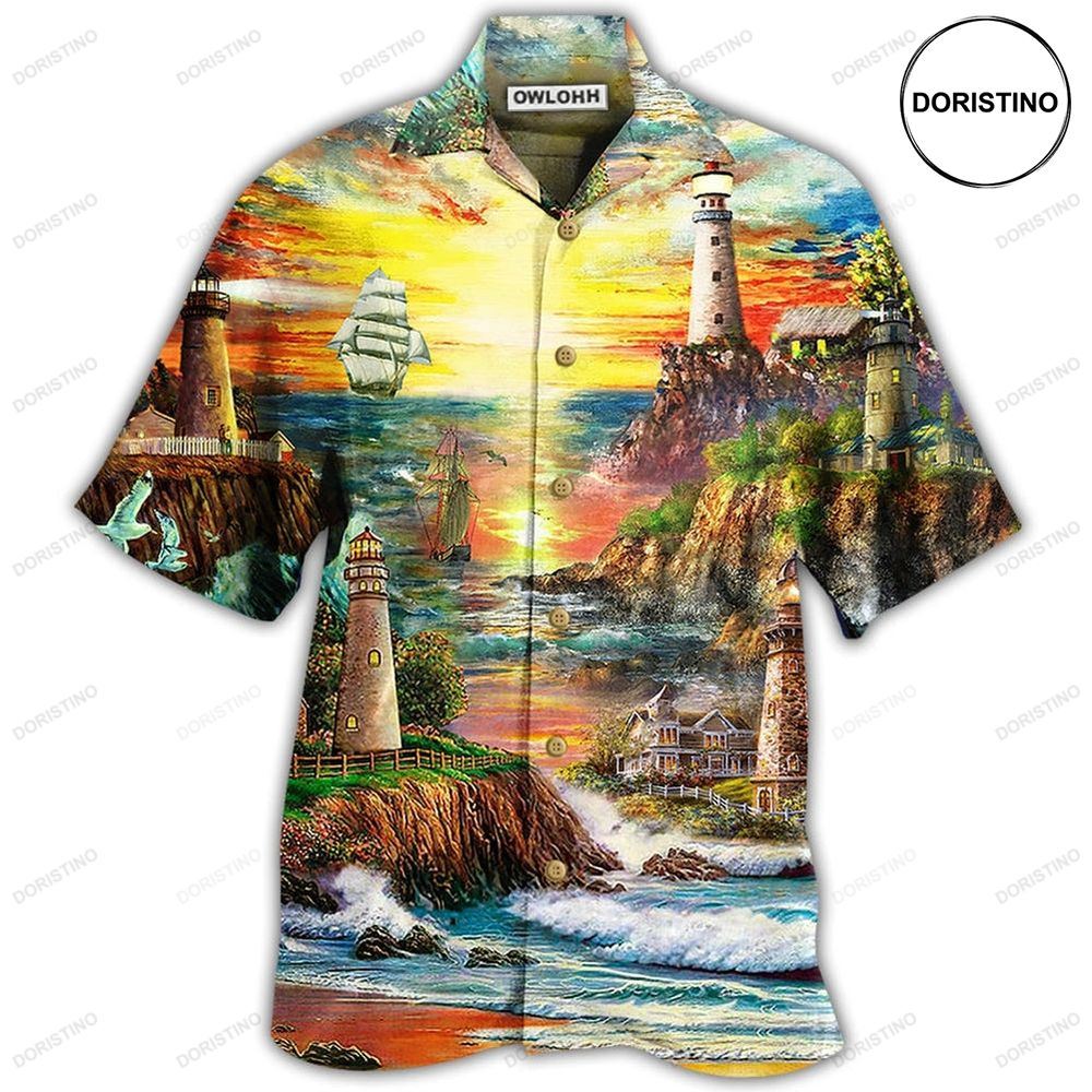 Lighthouse Love Ocean Limited Edition Hawaiian Shirt