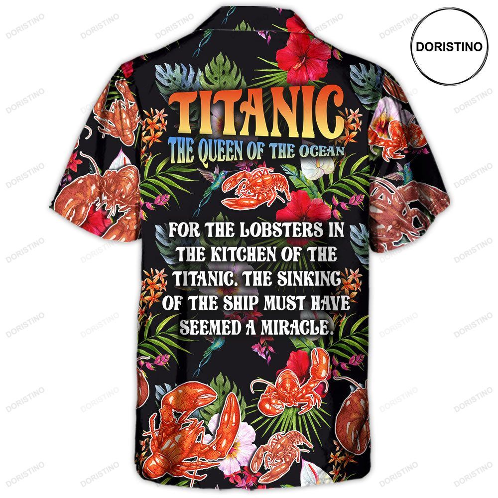 Lobster Queen Of The Ocean Tropical Vibe Amazing Limited Edition Hawaiian Shirt