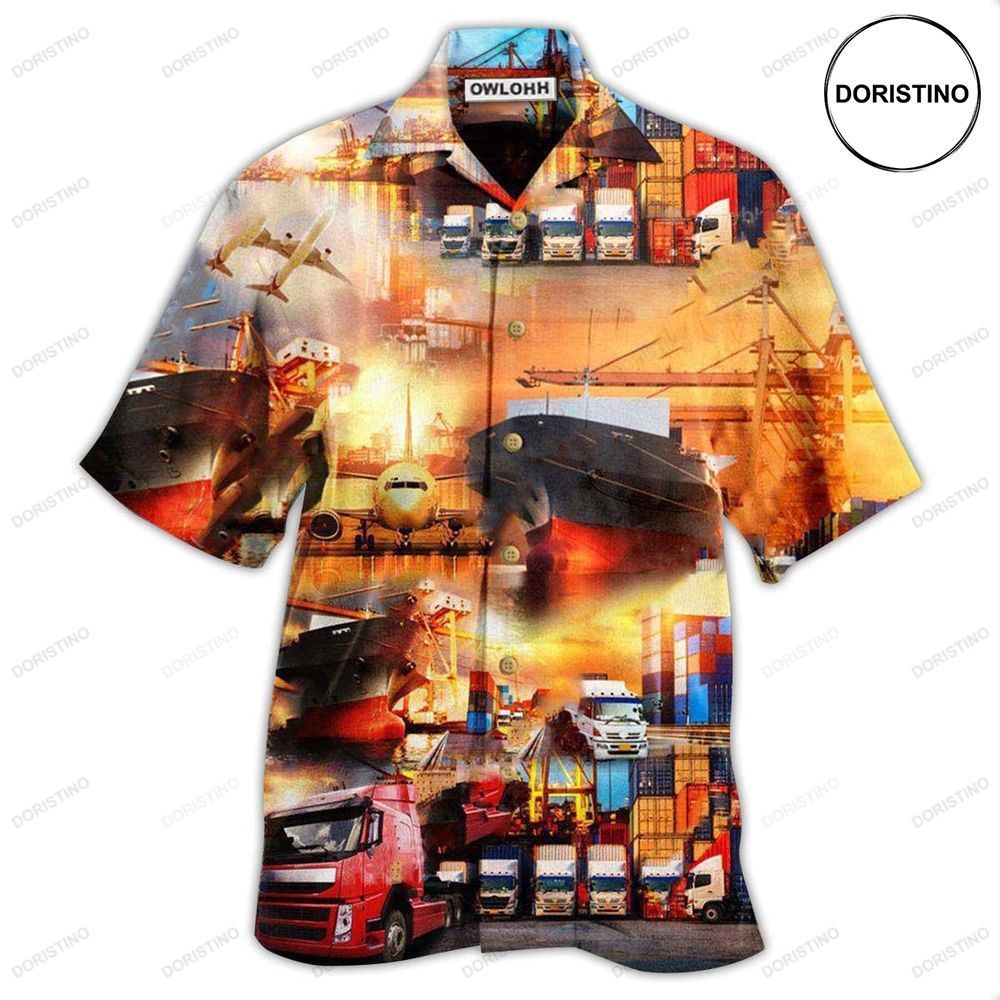 Logistics Into The World Logistics Hawaiian Shirt