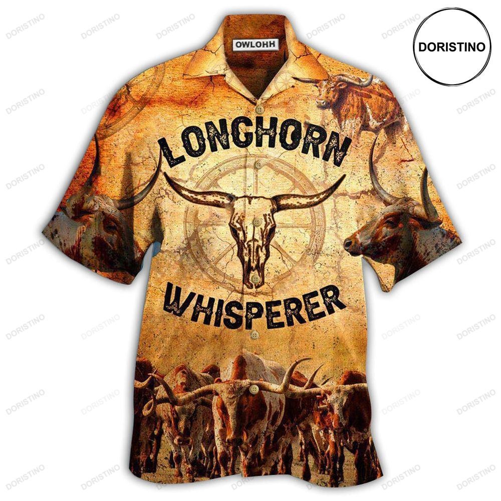 Longhorn Animals Longhorn Whisperer Awesome Hawaiian Shirt
