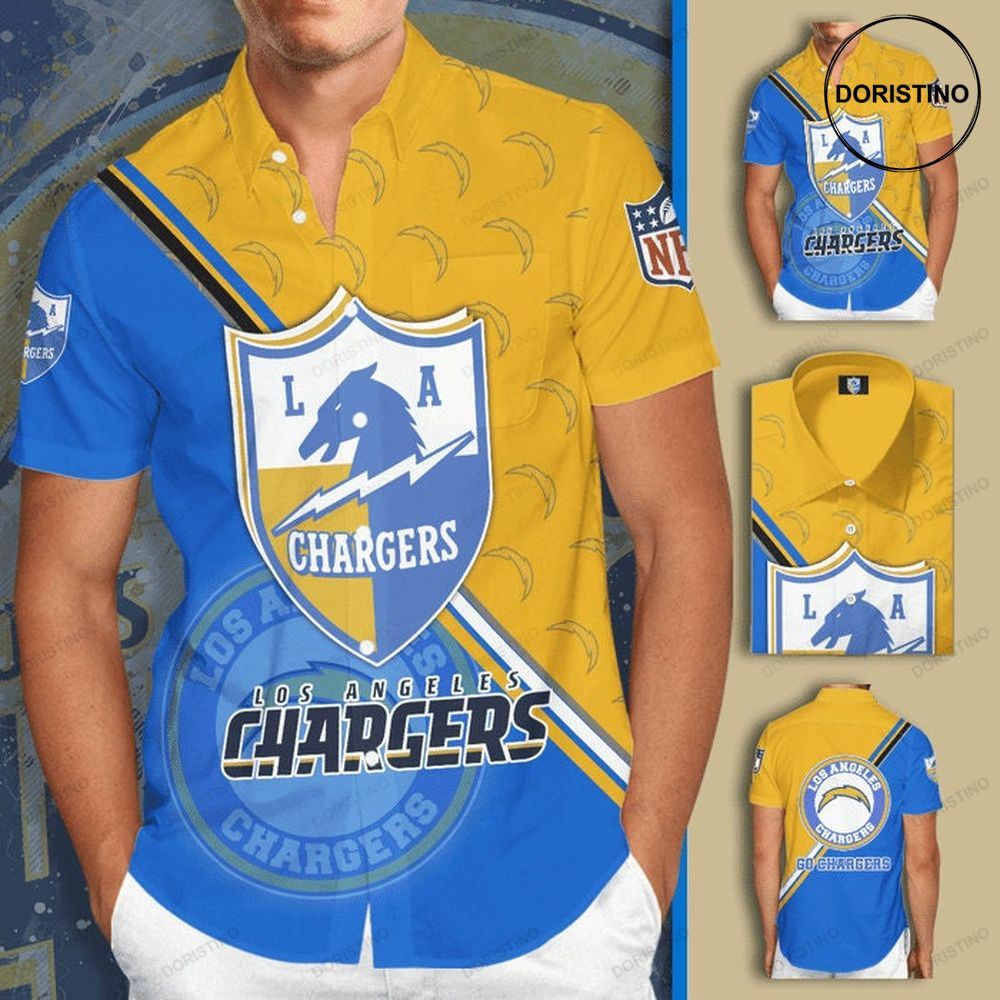 Los Angeles Chargers Short Sleeve Hgi069 Limited Edition Hawaiian Shirt