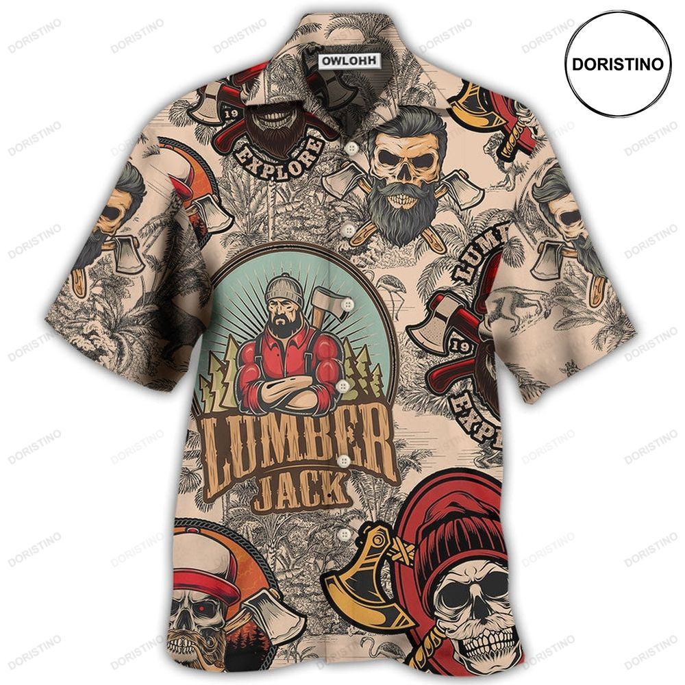 Lumberjack Cool Skull Limited Edition Hawaiian Shirt