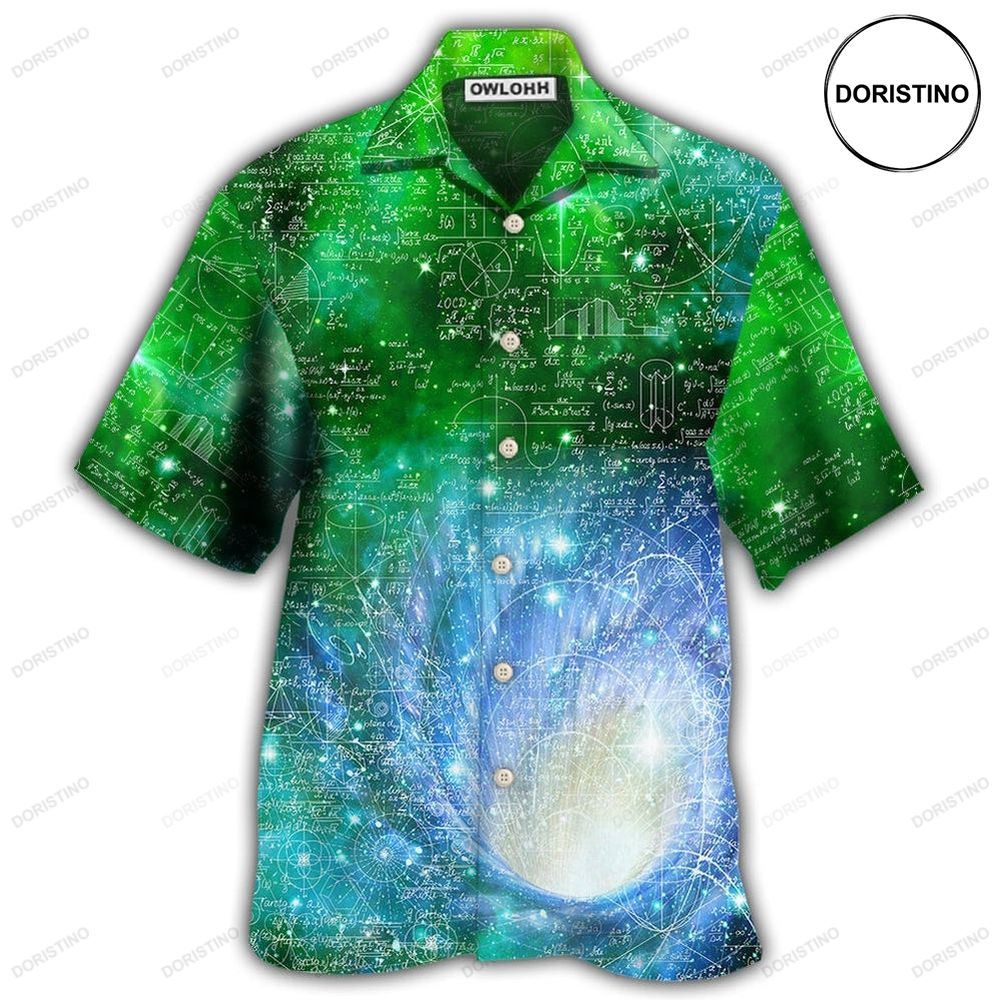 Math Astrophysics Astronomy Colorful Galaxy Limited Edition Hawaiian Shirt