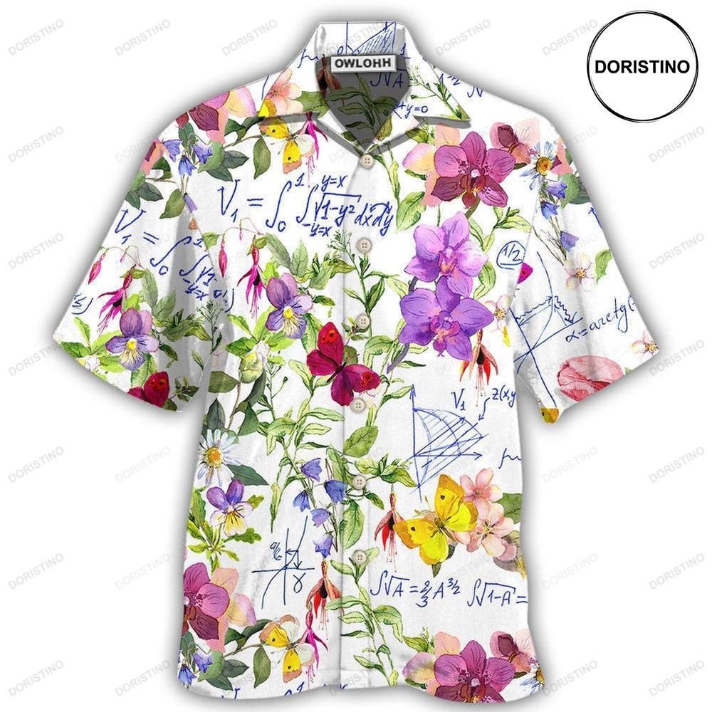 Math Floral Lovely Limited Edition Hawaiian Shirt
