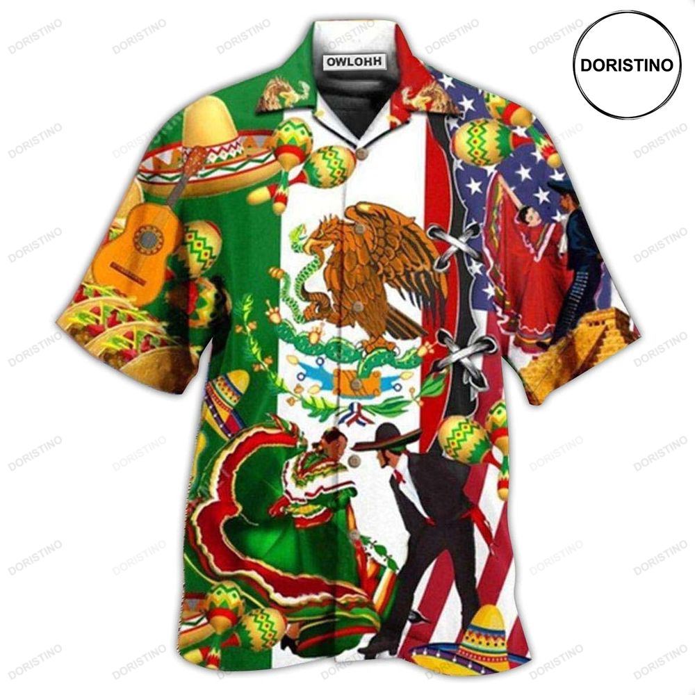 Mexican By Blood American By Birth Patriot By Choice Awesome Hawaiian Shirt