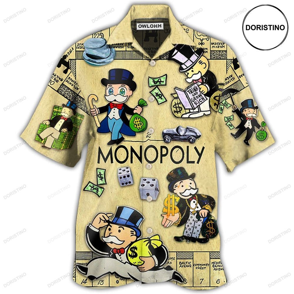 Monopoly Hawaiian Shirt