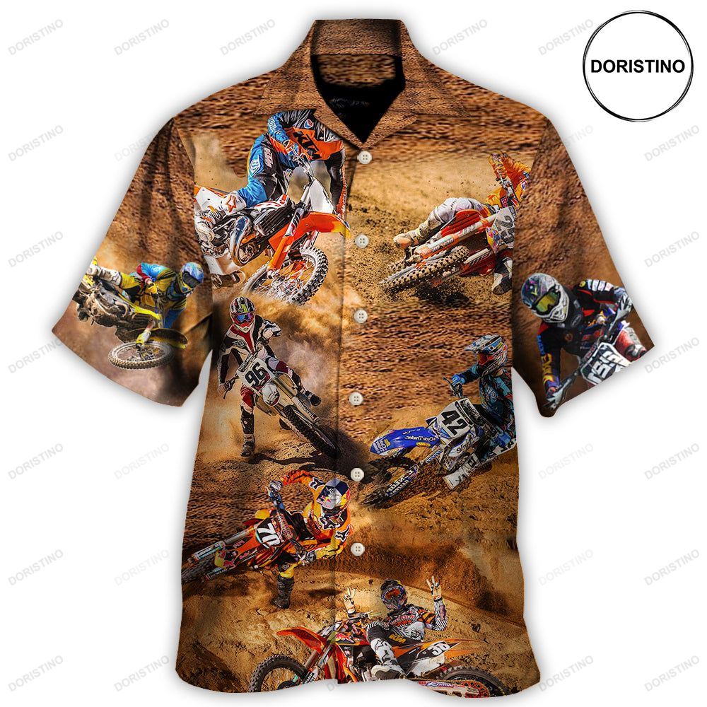 Motocross Mix So Cool Awesome Hawaiian Shirt