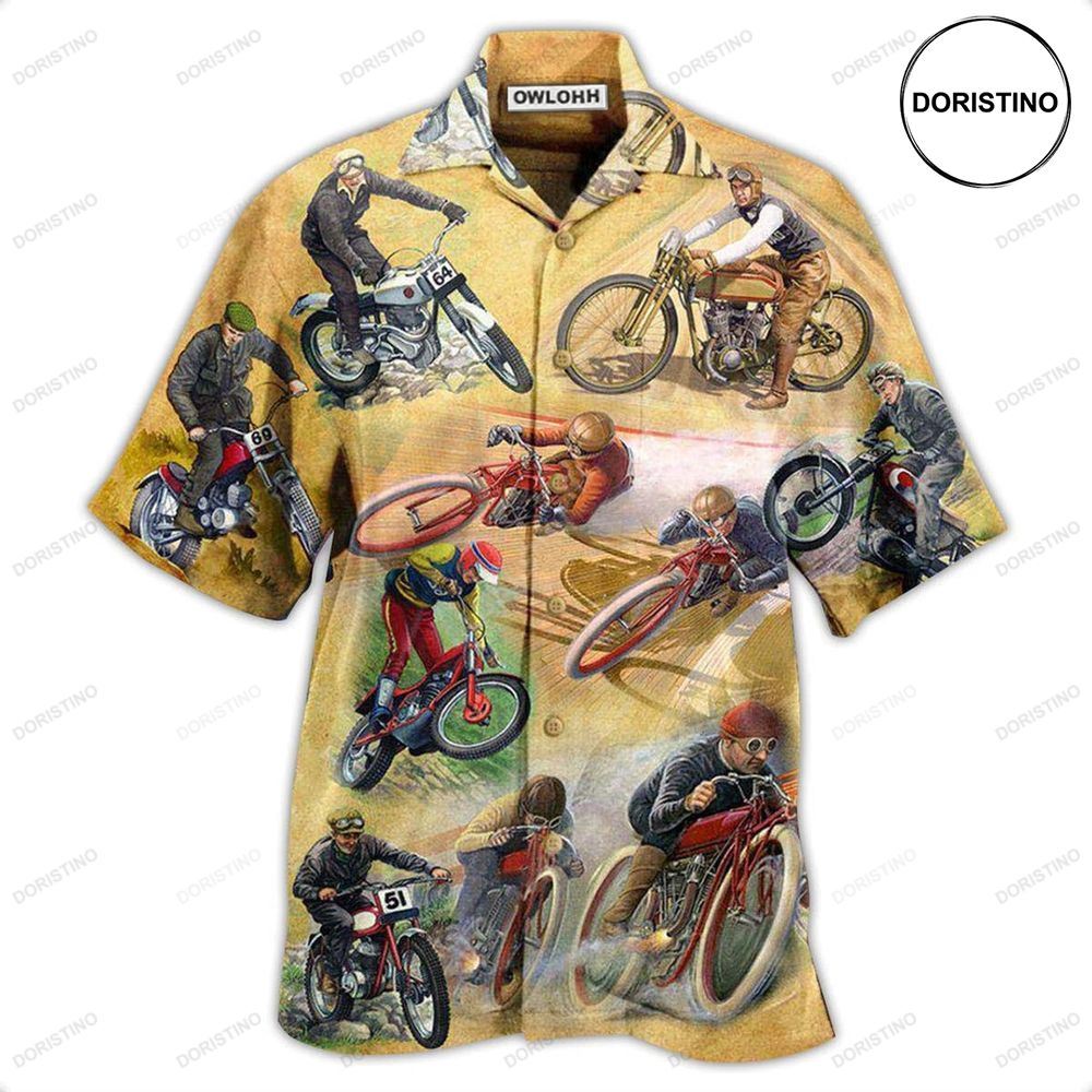 Motorcycle Amazing Vintage Hawaiian Shirt