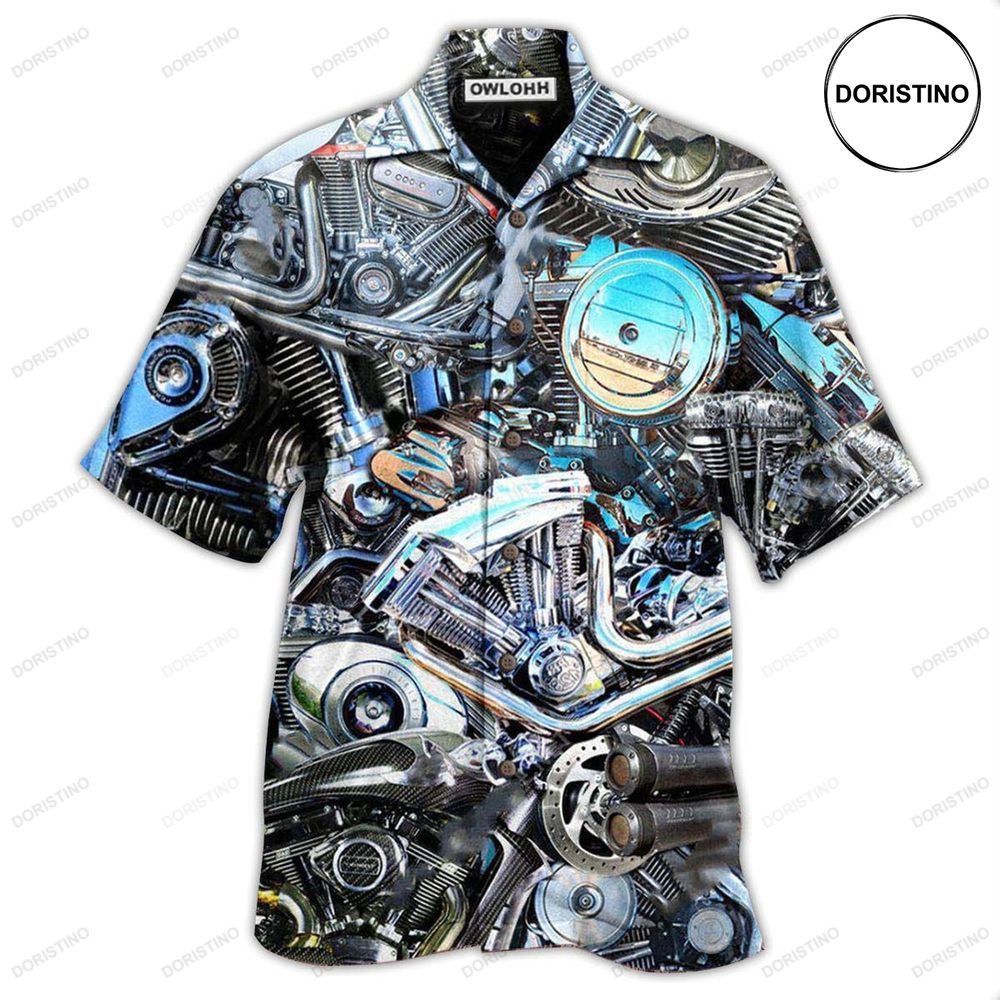 Motorcycle Gone Riding Be Back Limited Edition Hawaiian Shirt