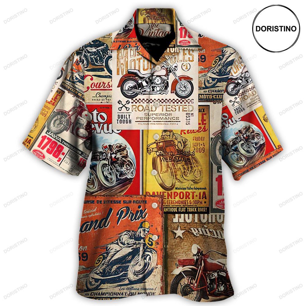 Motorcycle If You Can Still Hear Your Fears Drop A Gear Awesome Hawaiian Shirt