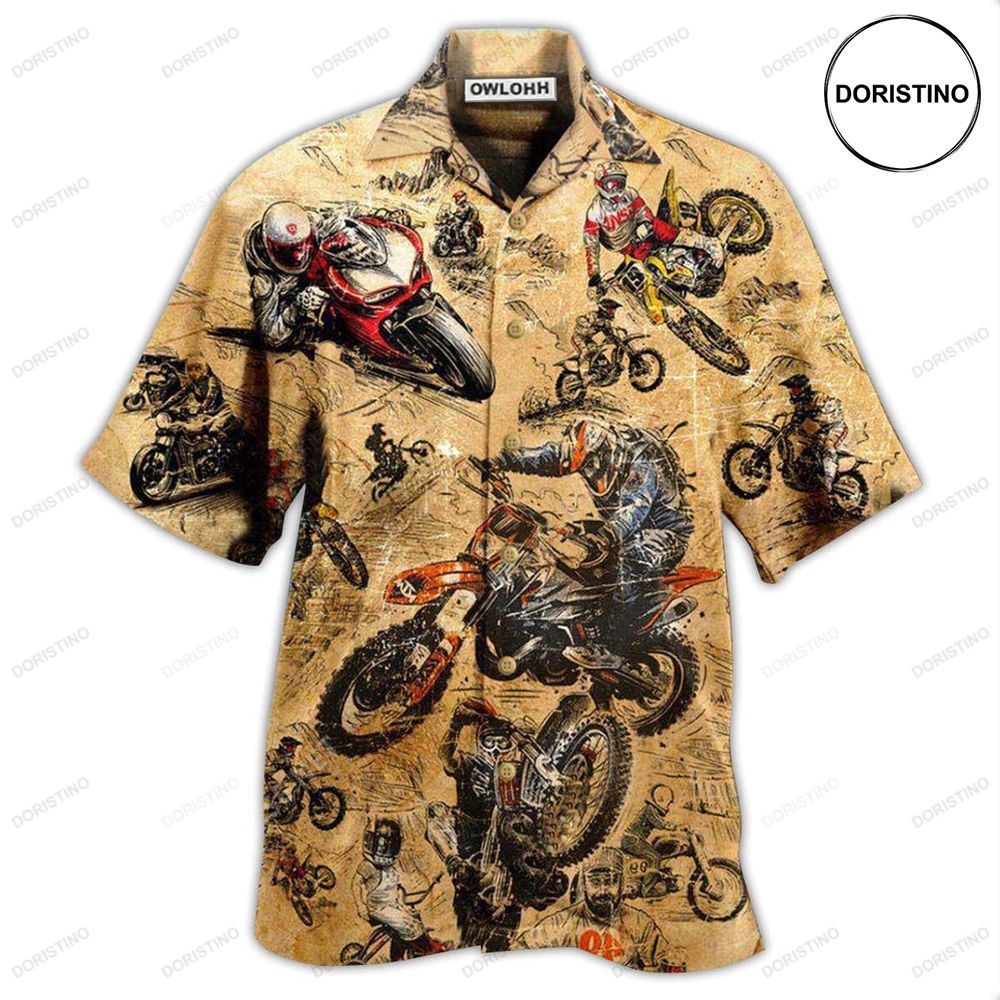 Motorcycle Racing Retro Vintage Limited Edition Hawaiian Shirt