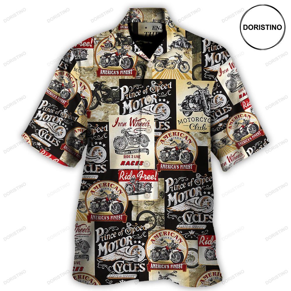 Motorcycle Timeless Treasures Motorcycles Limited Edition Hawaiian Shirt