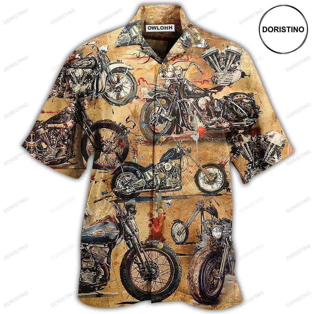 Motorcycle Vintage Ride And Live Today Awesome Hawaiian Shirt
